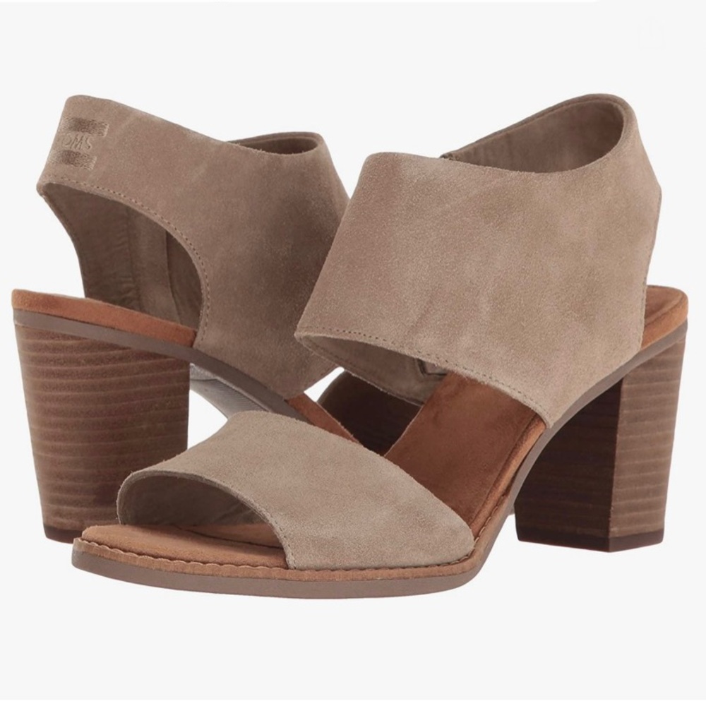 Women’s Tom’s Desert Taupe Suede Majorca Sandals